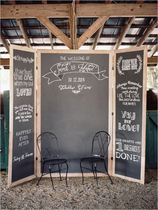 chalk board